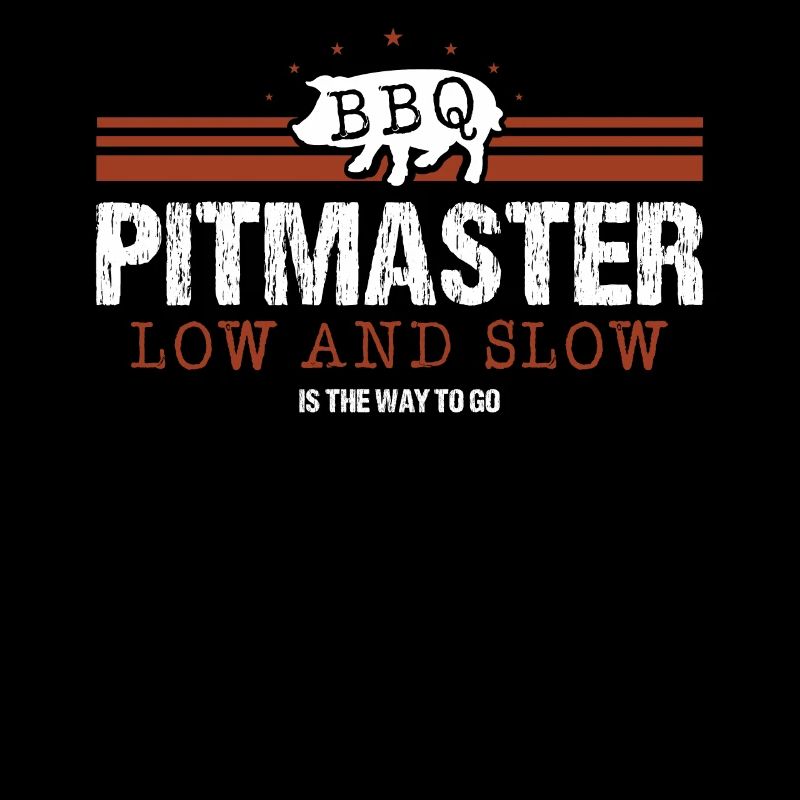 Grill Pitmaster niedrig und langsam ist der Weg