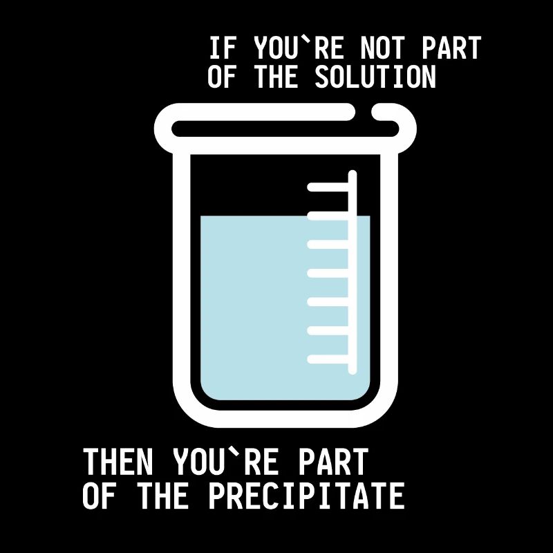 Solution chimiste chimie cadeau science