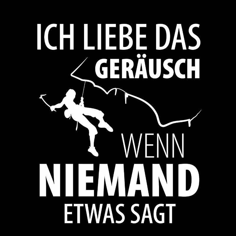 Eisklettern Eiskletterer Eispickel