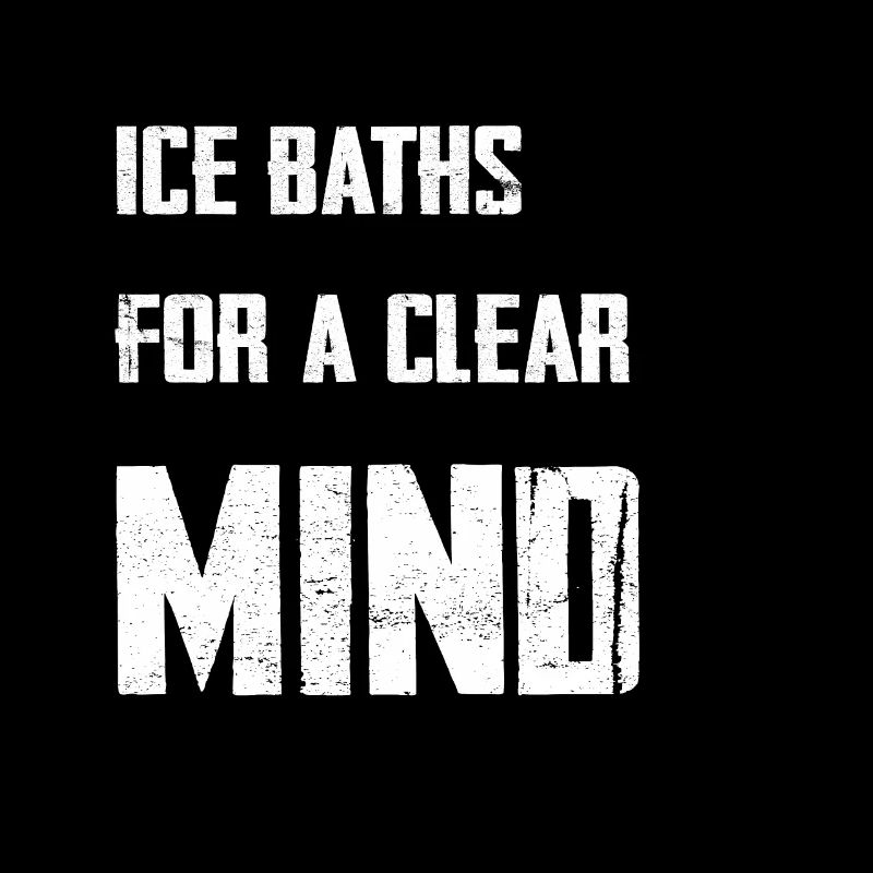 Ice baths for a clear mind