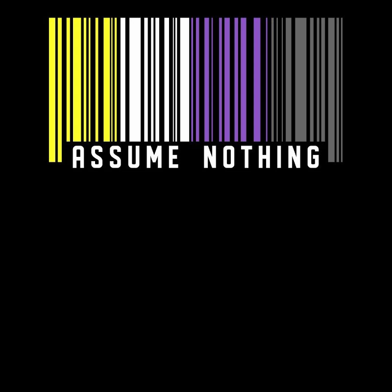 Nonbinary | Non-Binary Pride Barcode Flag