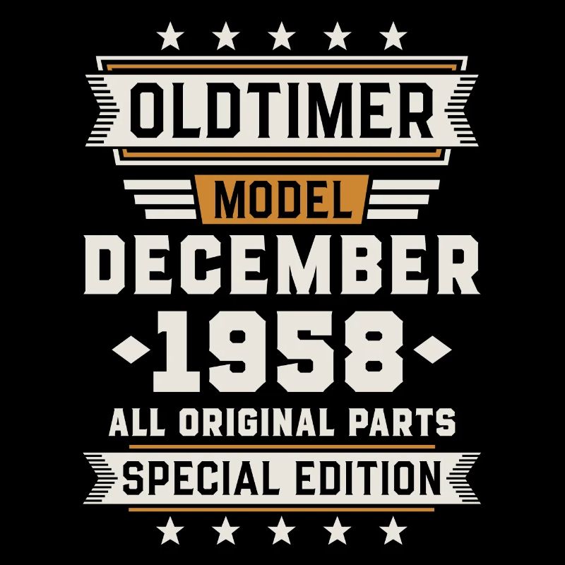 Oldtimer December 1958 Geburtstag Geschenk