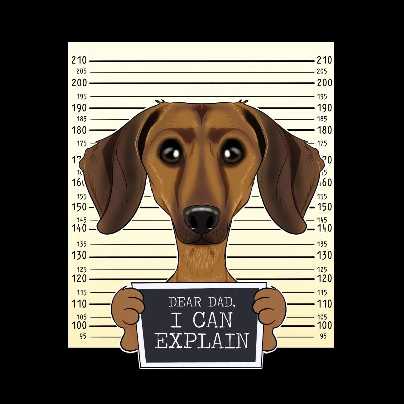 Dear Dad I Can Explain I Dachshund Dad