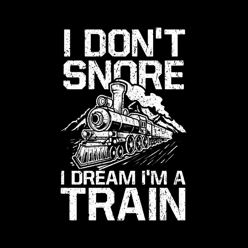 Je ne ronfle pas je rêve comme si je faisais un train