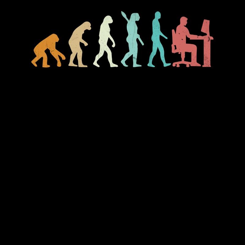 Evolution Programmeur Codeur Gamer Développeur Geek