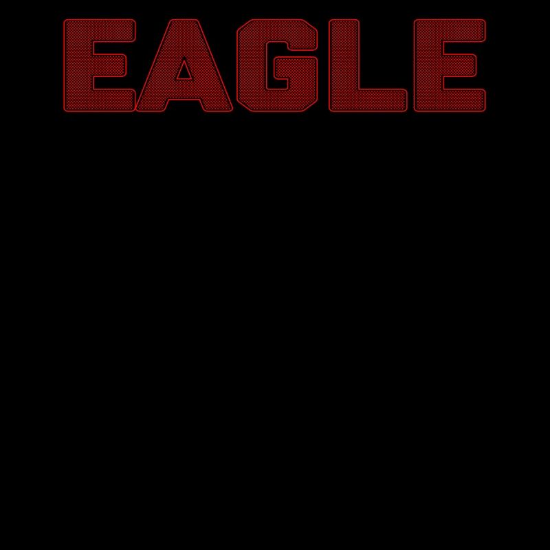 Conception de texte en pointillés Eagle