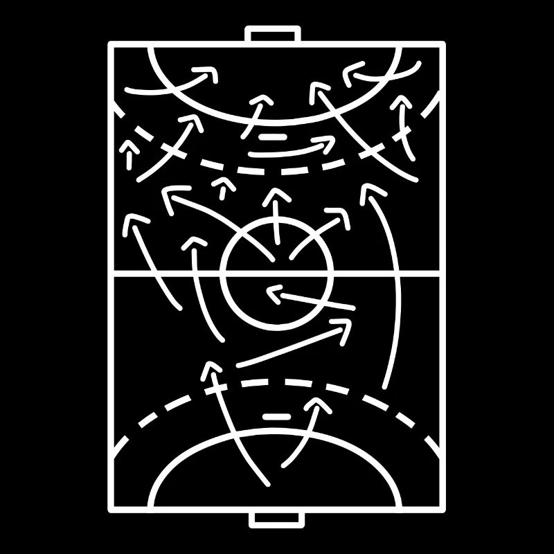 Funny Handball Tactics Playing Field Coach