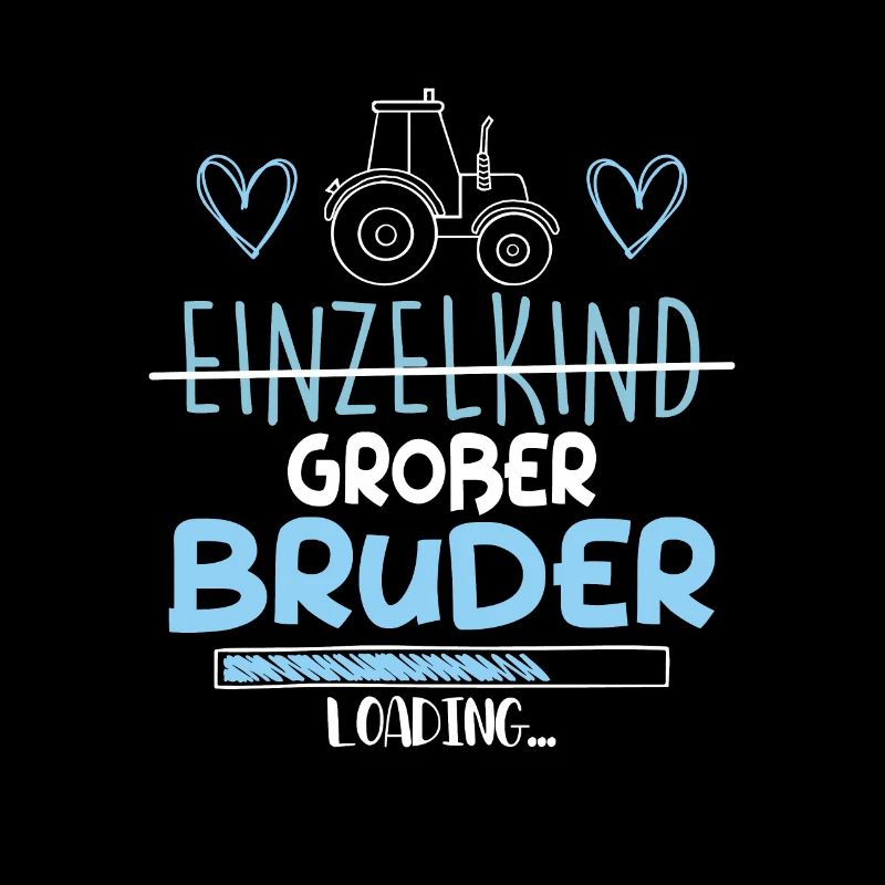 Einzelkind Großer Bruder Loading Traktor
