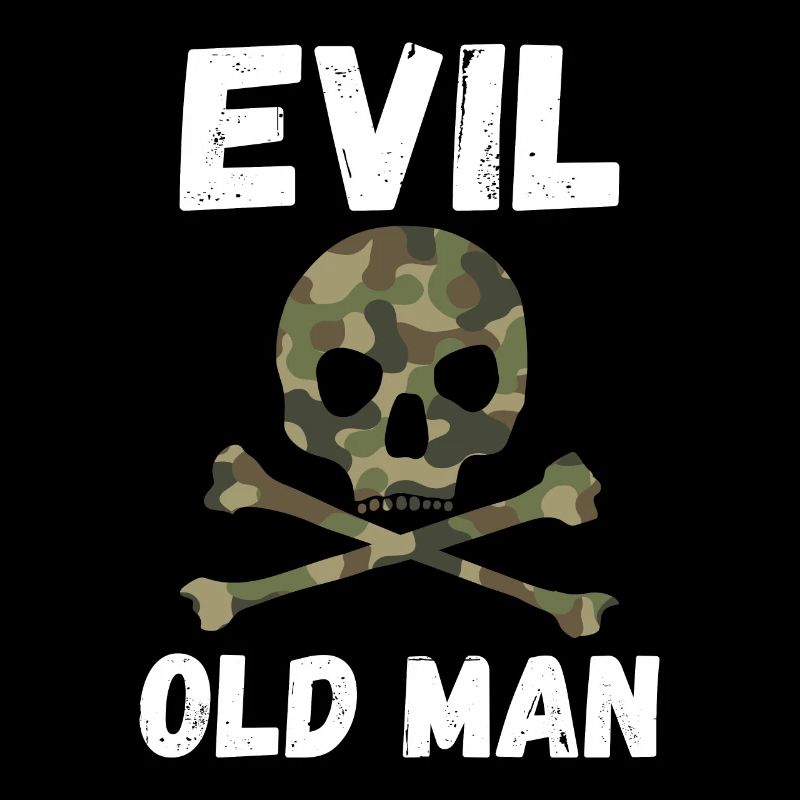 Evil old man The Evil Old Man Skull