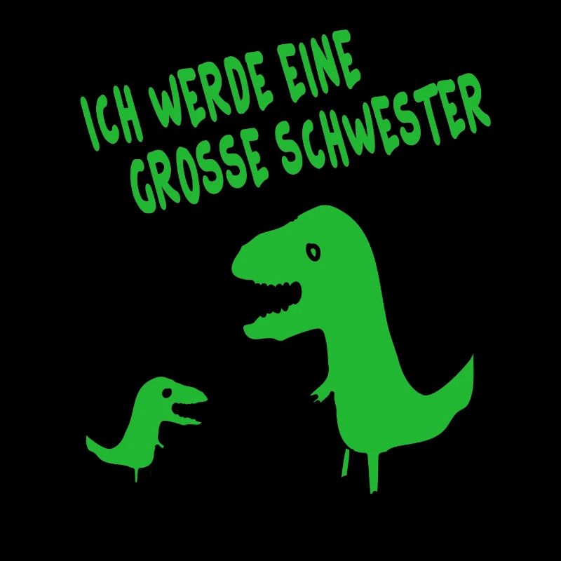 Mädchen Dino Große Schwester tochter mutter