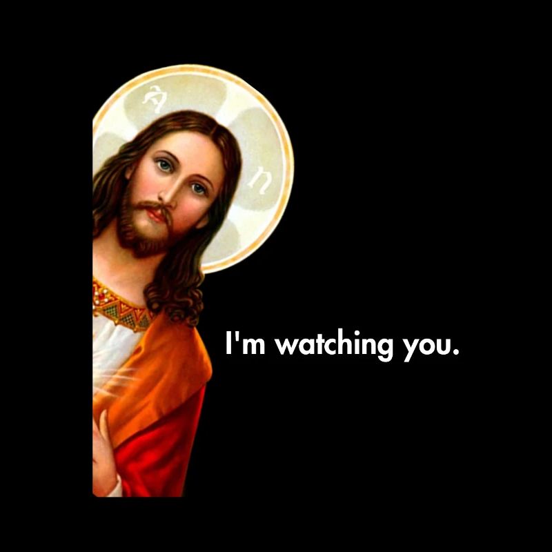 Je te regarde jeter un coup d’œil à Jésus-Christ