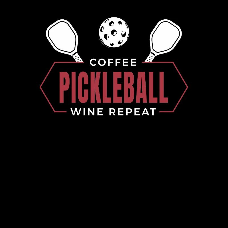Coffee Pickleball Wine Repeat