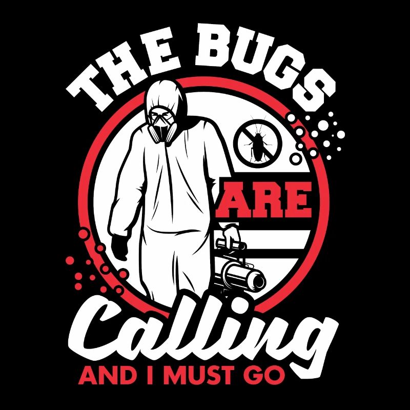 Pest Control Technician Exterminator The Bugs Are