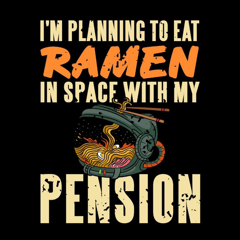 Planifier de manger des ramen dans l’espace avec ma pension