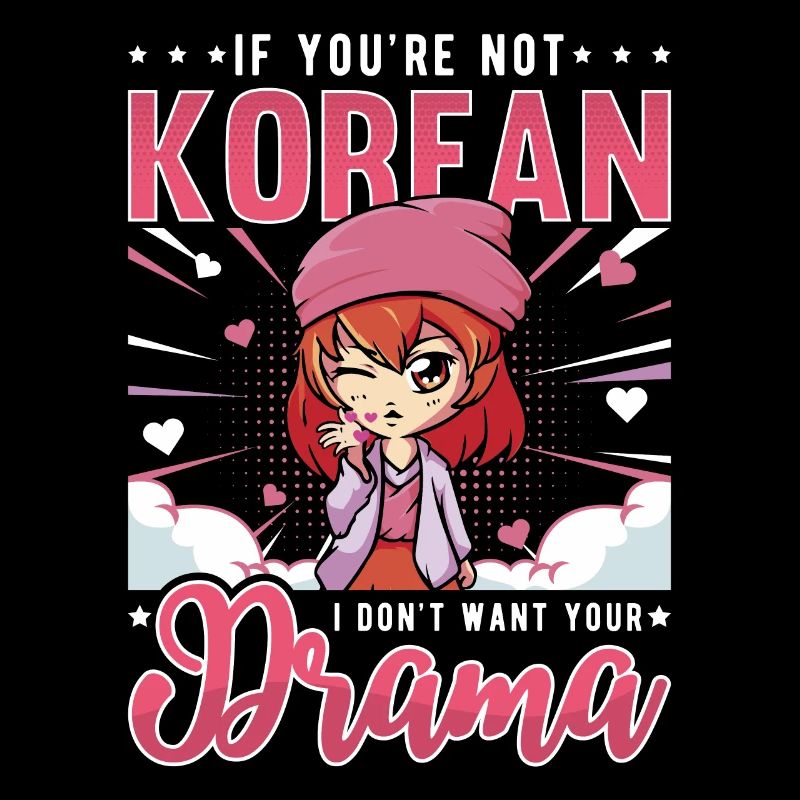 Design pop coréen pour un fan de mode K-Pop