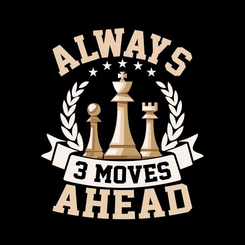 Always 3 Moves Ahead Chess Board Chess Player