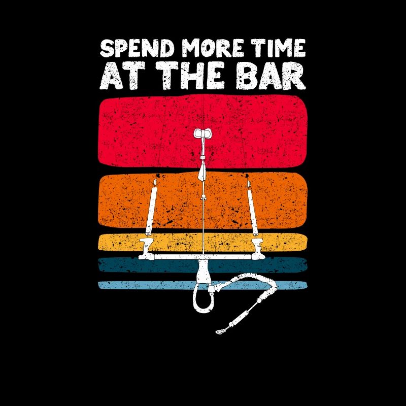 Spend more time at the bar Kitesurfing waves
