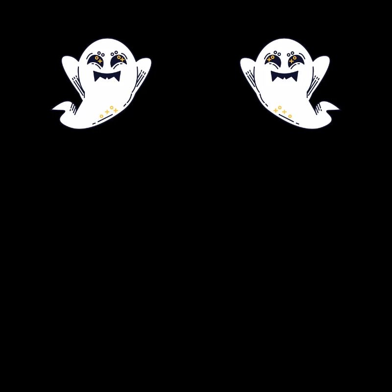 Little Cute Ghosts Halloween Ghost Night