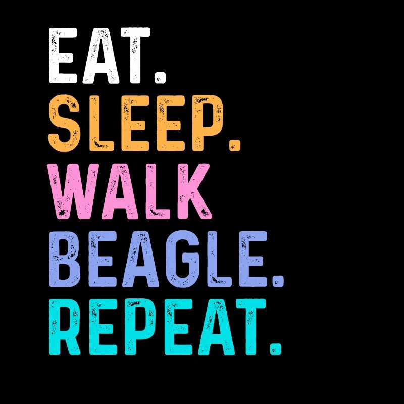 Manger Sleep Walk Beagle Répéter
