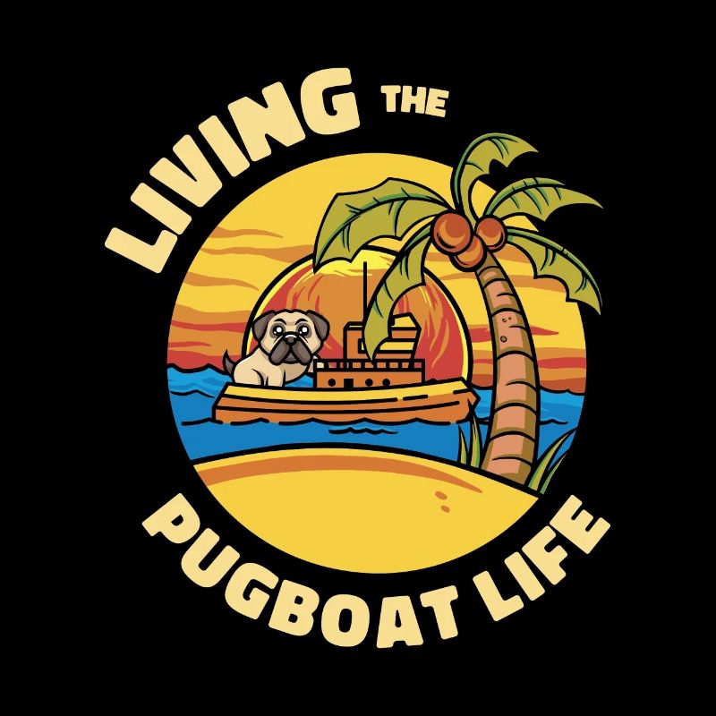 Schlepper Mopsboot Leben Segeln Mops Eigner Boot