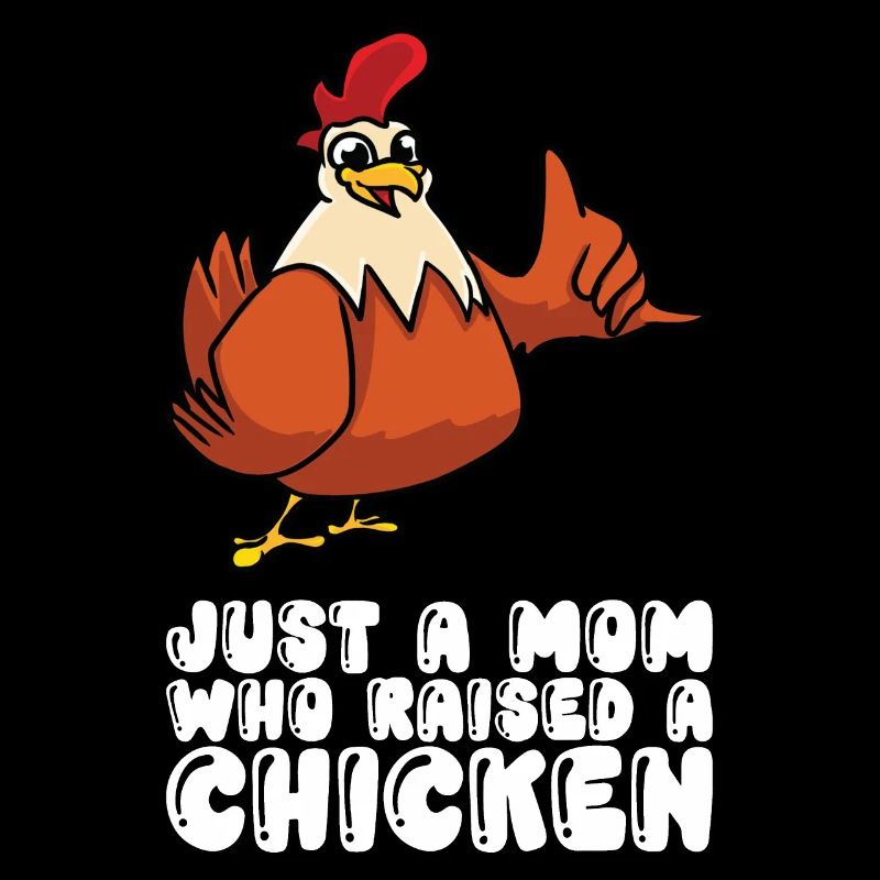 Nur Eine Mutter, Die Ein Huhn Aufgezogen Hat