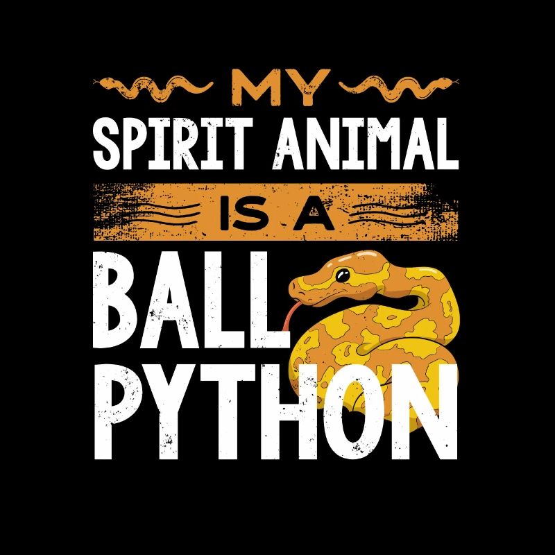 Mon animal spirituel est un python boule de banane