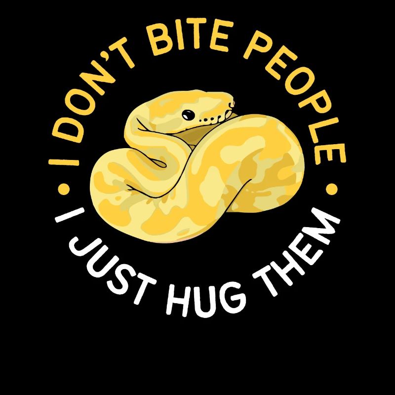 Banana Ball Python Je ne mords pas je serre seulement dans mes bras