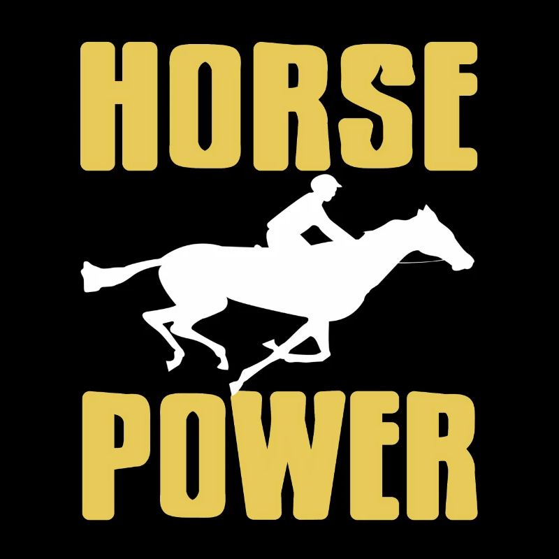 Retro HORSE POWER Conceptions impressionnantes de courses de chevaux