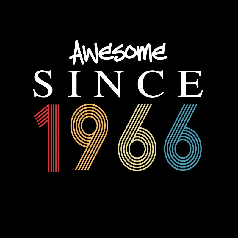 Awesome Since 1966 Geburtstag 1966 Vintage 1966