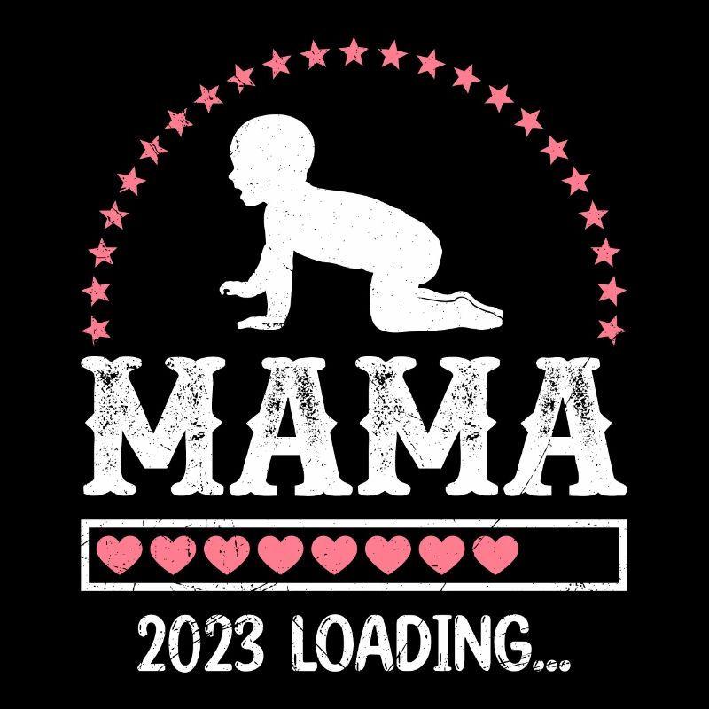 Mama 2023 loading Mutter schwanger Mädchen Mama