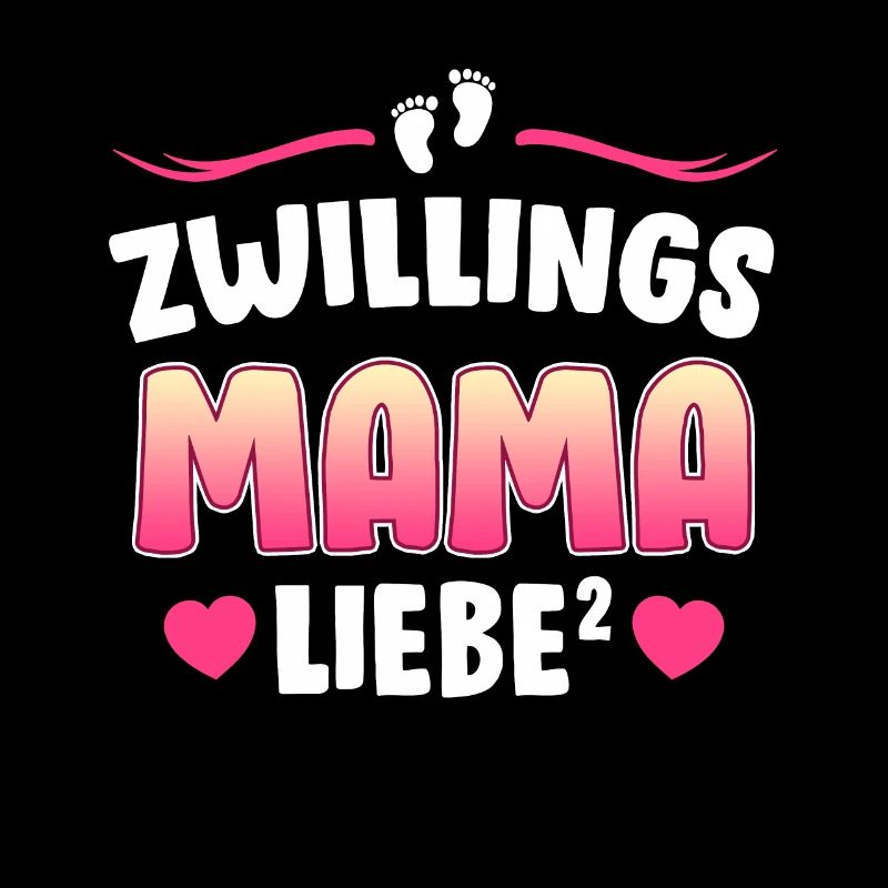 Zwillingsmama Liebe hoch 2 Mutter von 2 Mama