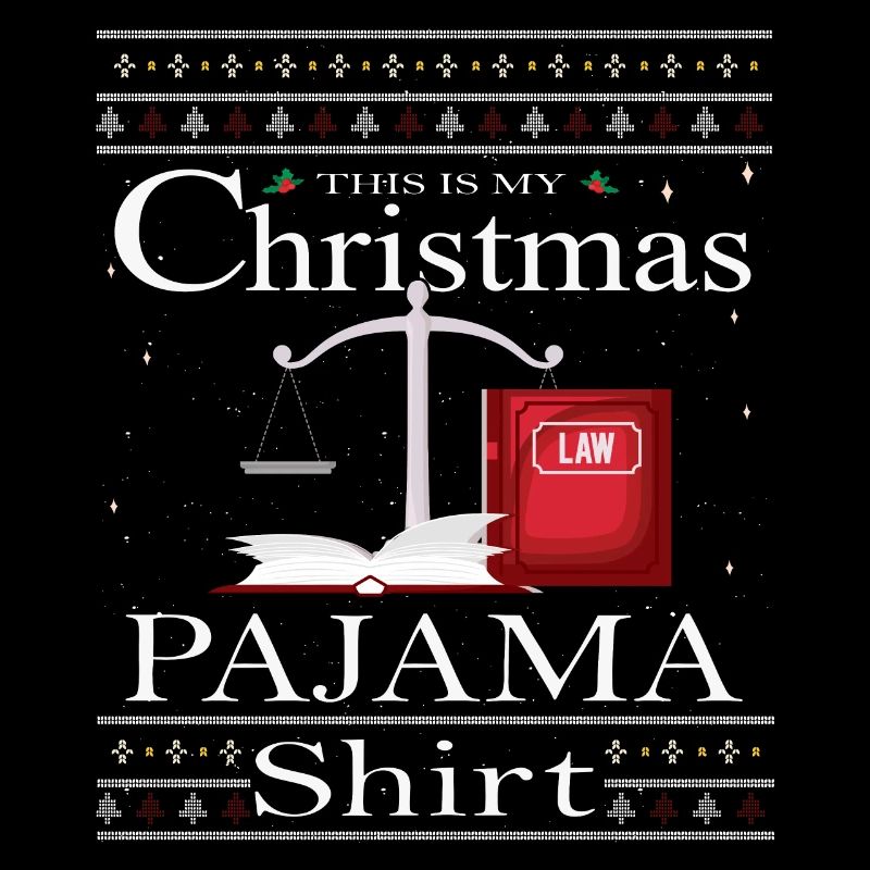 Pyjama drôle d’avocat de Noël