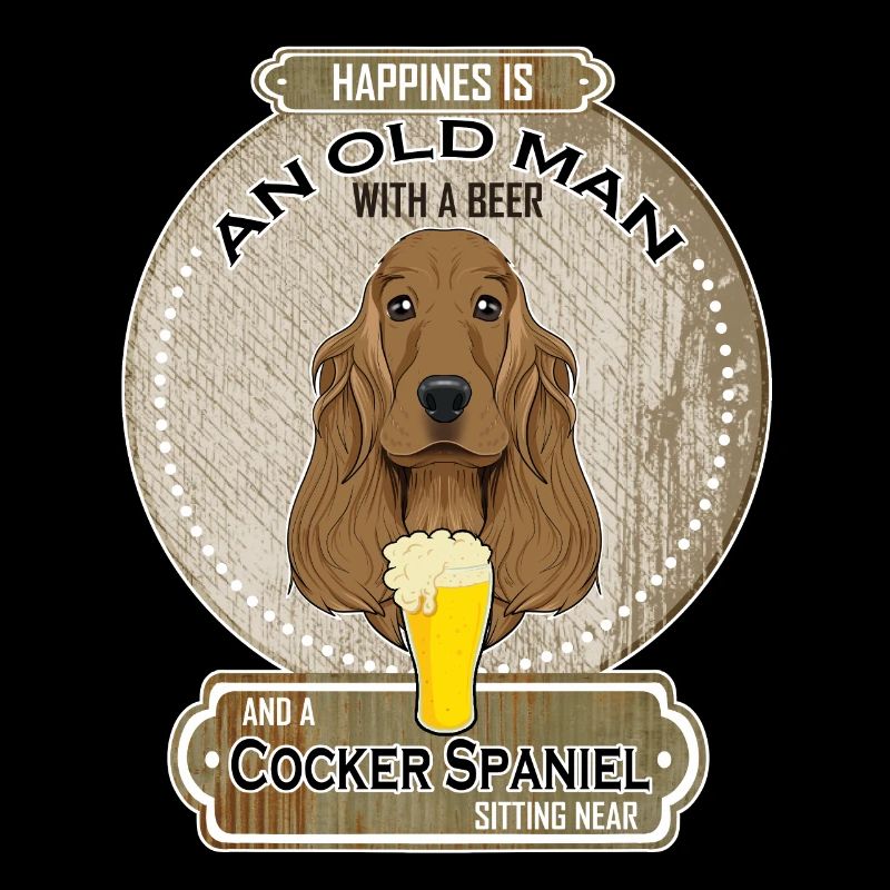 Cocker Spaniel Dad Beer Lover