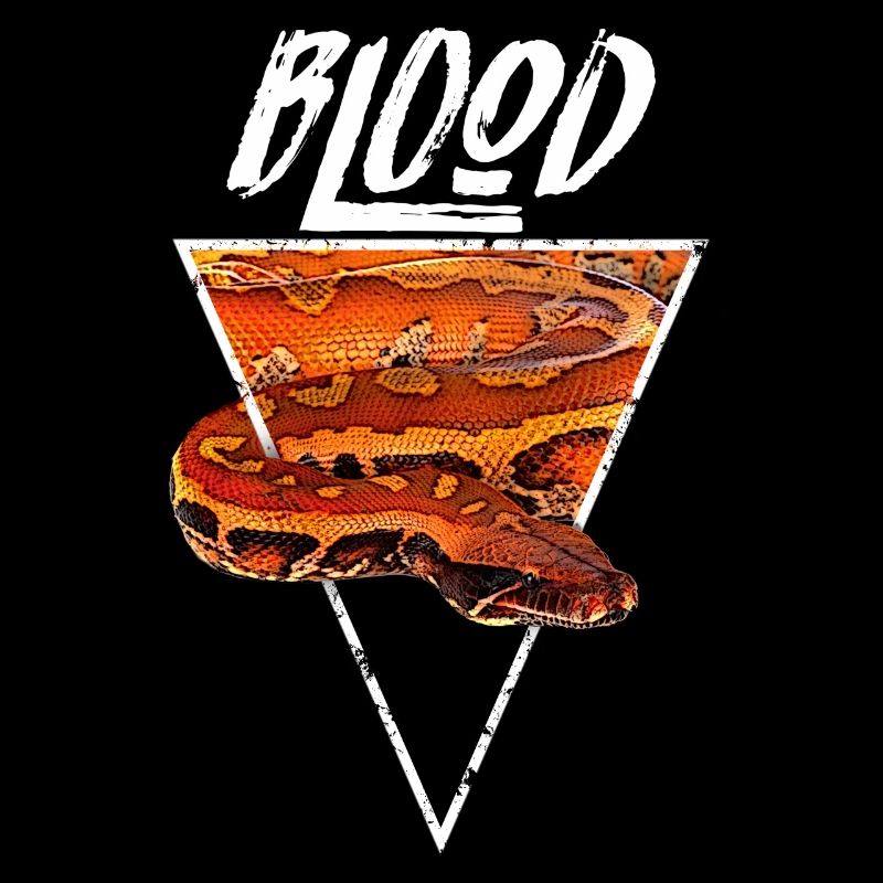 Blood Python Serpent Gardien Géométrique