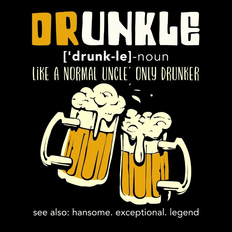 Beer Drinker Uncle Druncle