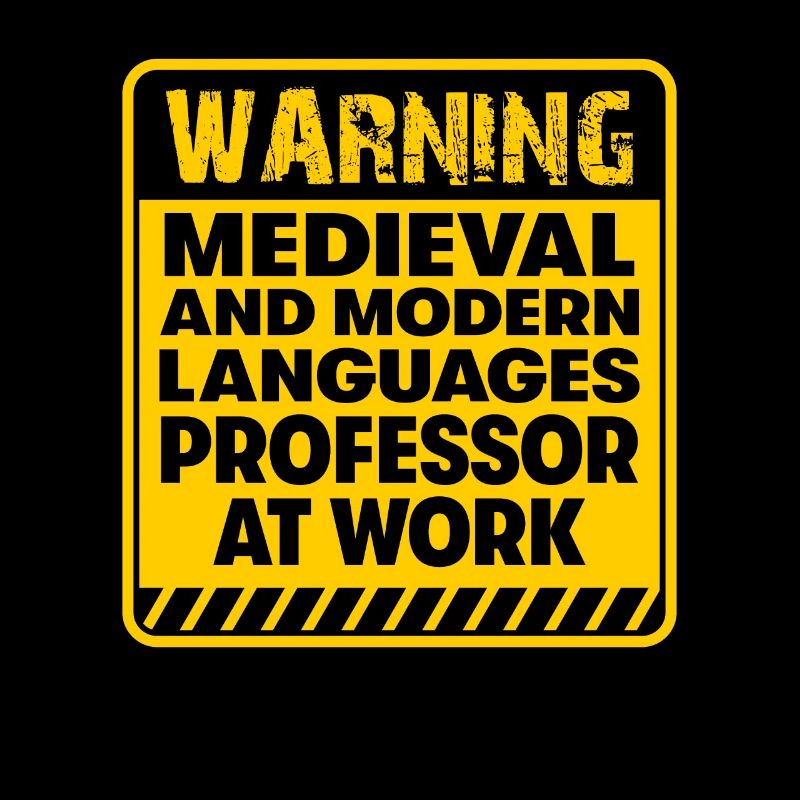 Medieval Language Professor at work
