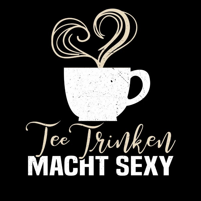 Lustiges gemütlich Bio Tee Trinker Spruch design