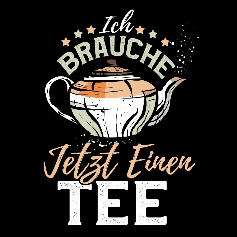 Lustiges gemütlich Bio Tee Trinker Spruch design
