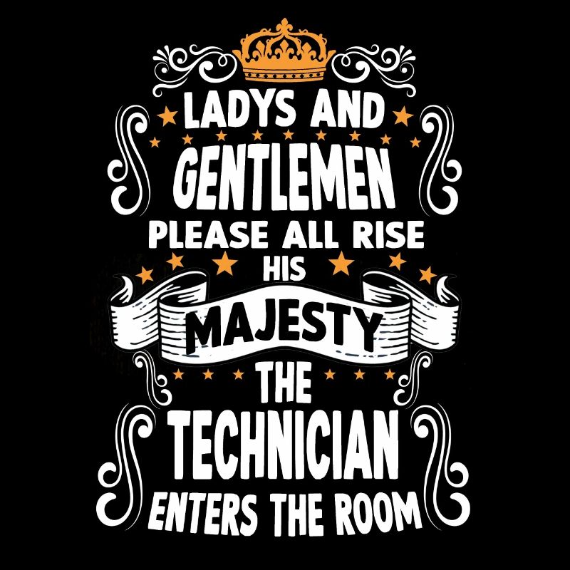 Technicien T drôle de technicien de motif