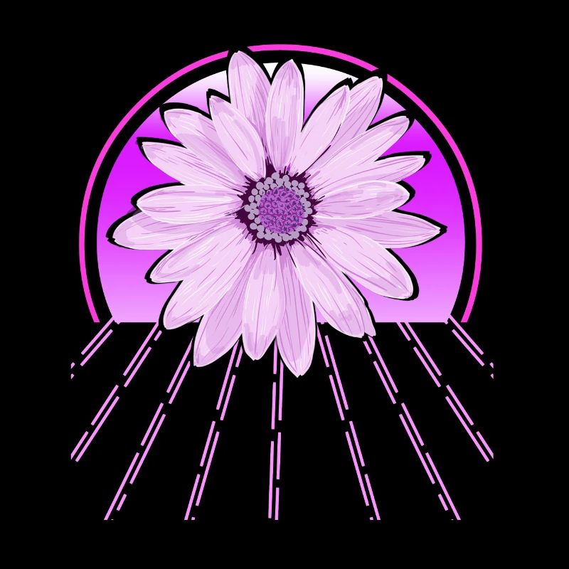 Superbes conceptions de vagues de vapeur de fleurs en fleurs