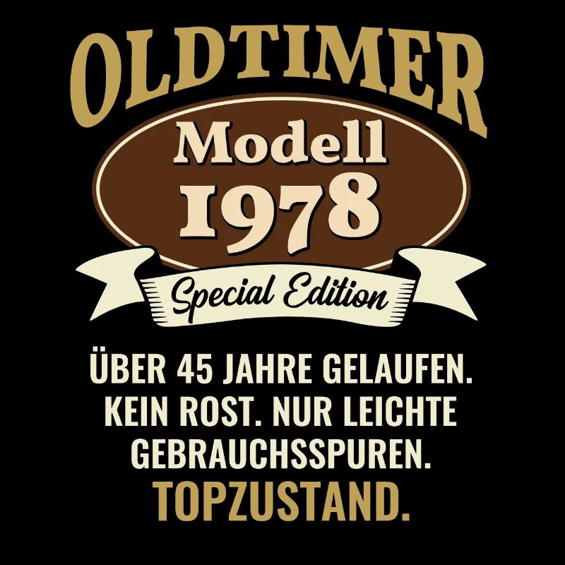 45 Jahre Oldtimer Modell 1978 45. Geburtstag