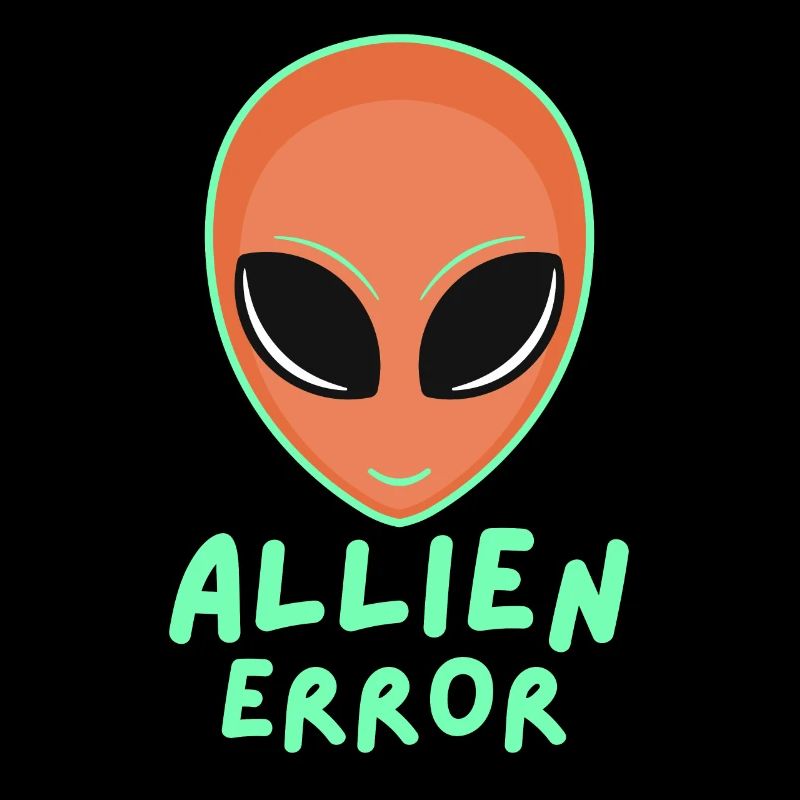 Alien Error Face Galaxy Creature Joke Humour