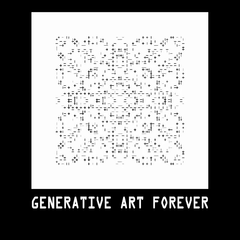Generative Kunst Programmiert Für Immer Bildcode