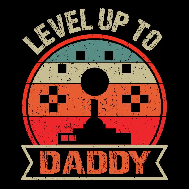 Level up Dad for the first time Father Father's Day