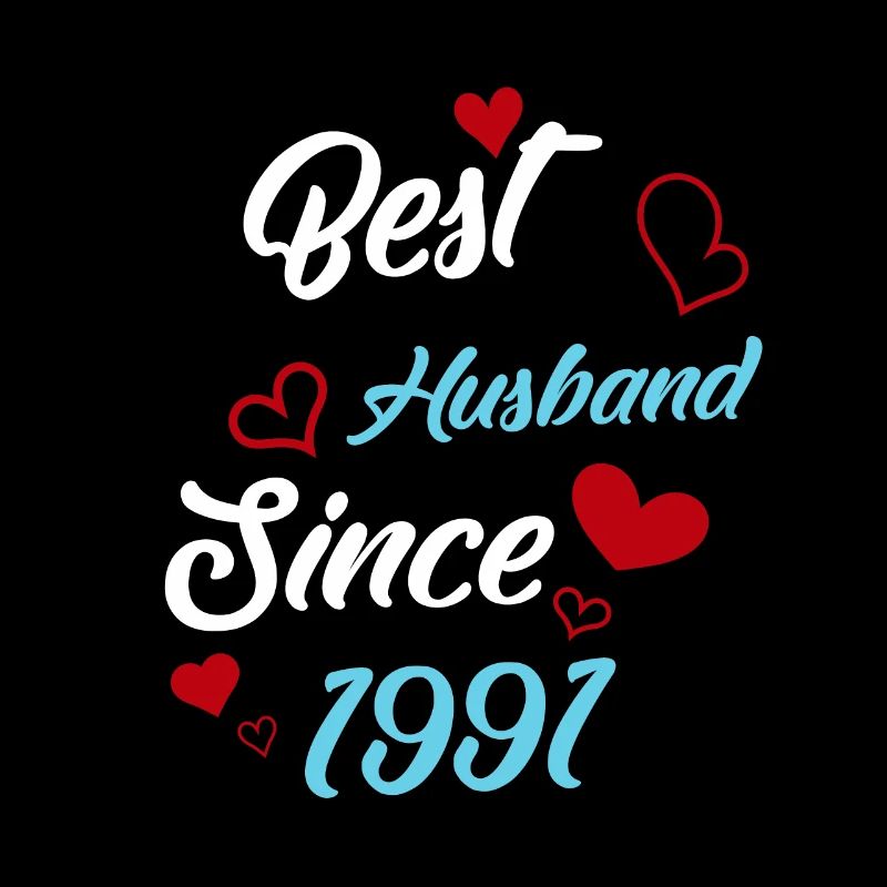 Bester Ehemann seit 1991 Hochzeit