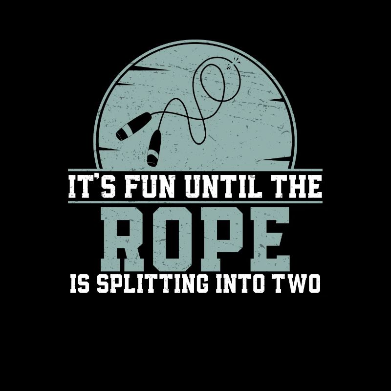 It's Fun Until The Rope Two Funny Springseil