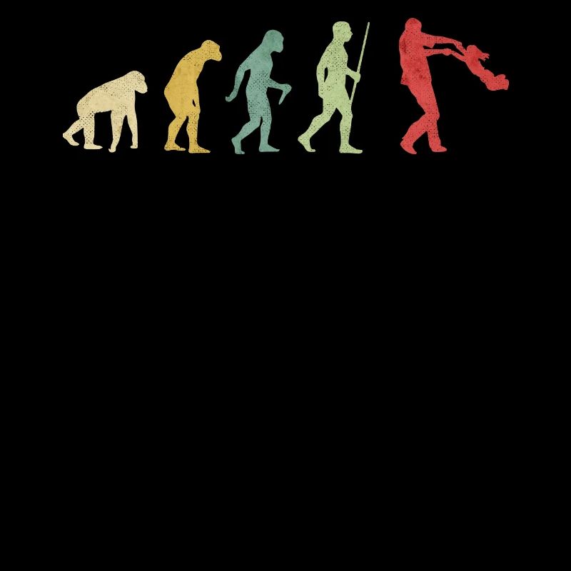 Vatertag spielt mit Tochter Dad Evolution