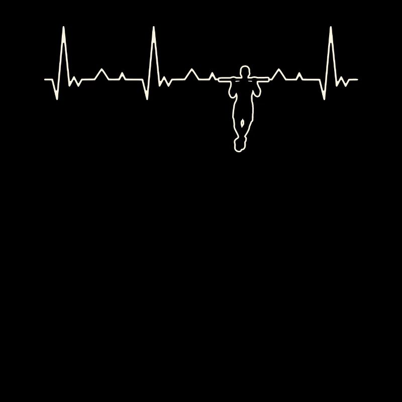 Cross Training Pull Up. Heart. Love. EKG. Pulse.