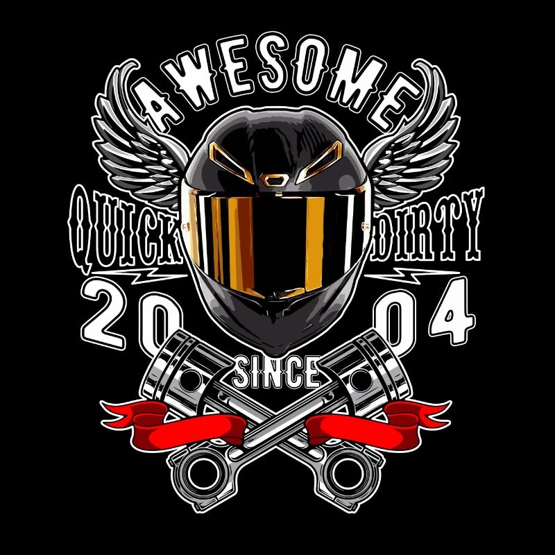 Awesome since 2004, Biker Geburtstag