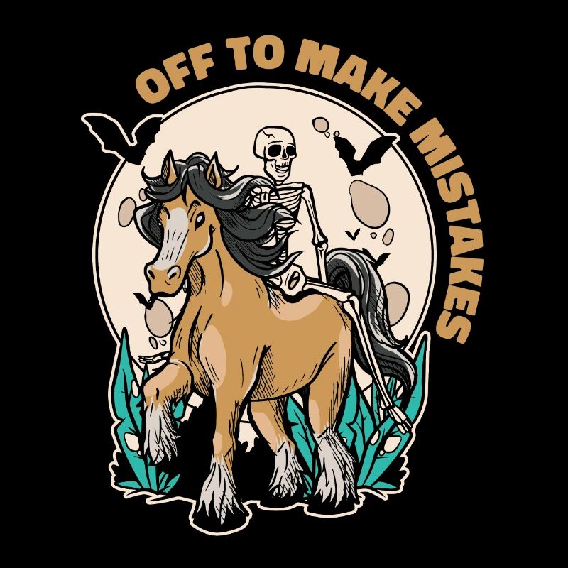 Skeleton Riding Horse Error Riding